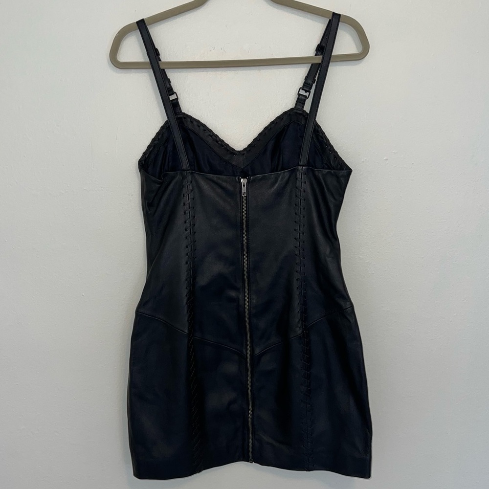 NEW Lab Leather Corset Mini Dress - Picture 6 of 9